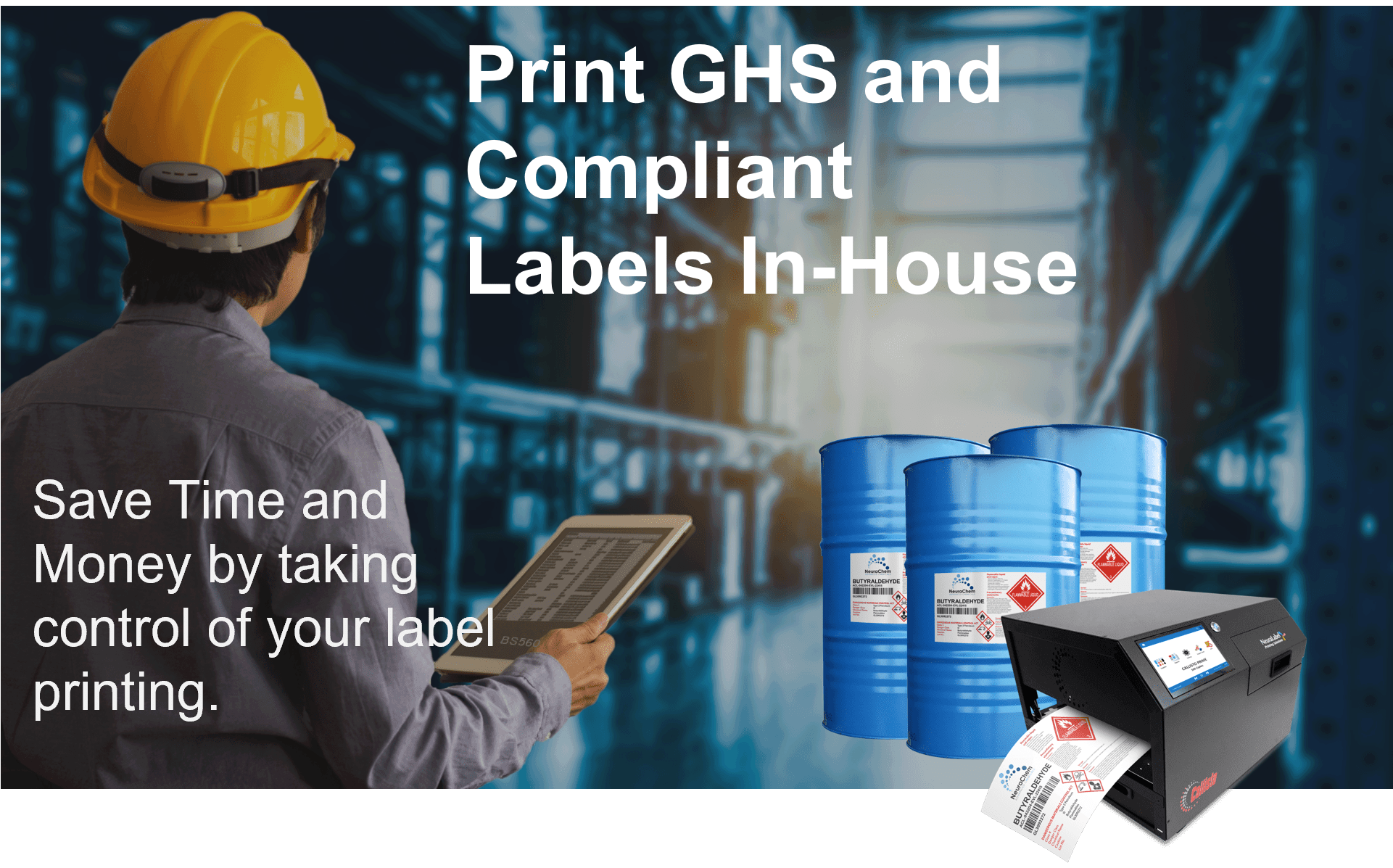 Print GHS and Compliant Labels In-House
