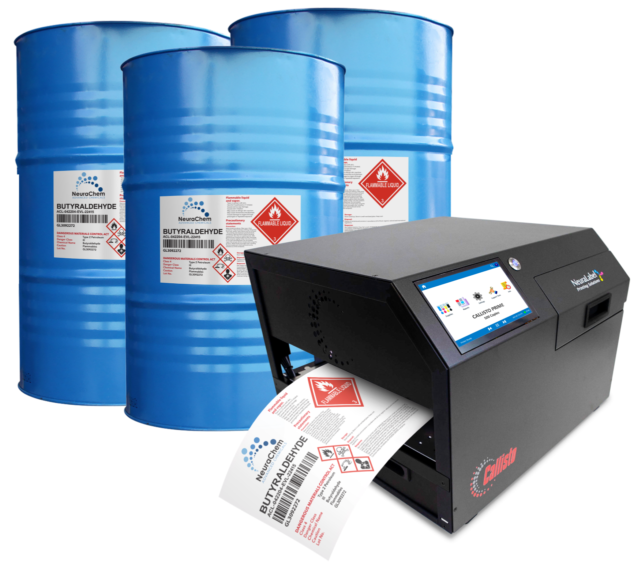 Callisto Drum Label Printer