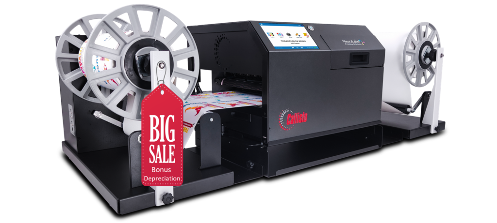 Purchase a Callisto Printer before December 31, 2023, for 80% Bonus Depreciation.